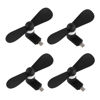 Picture of Personal Mini USB Fans for Cellphones - 4 Pack Portable Cell Phone Fan Small Pocket Fan Travel Fans Plug in Mobile Phones Fast Cooling for Type C USB C Port Android Smartphones
