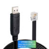 Picture of FEANTEEK APC PDU Serial Cable 940-0144 USB to RJ12 Configuration Replacement Console APC UPS AP7752, AP7730,AP7732 etc, Rack Metered PDU (10FT/3M)
