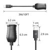 Picture of SinLoon USB C to Cigarette Lighter Adapter，15V USB Type-C Male Plug to Cigarette Lighter Adapter Cable,Work with a 45w ~ 100W PD USBC Charger,for Dash Cam, GPS, Car Led Light Strips(15V,3M)