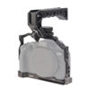 Picture of FocusFoto Camera Cage with Top Handle Grip Kit for Canon EOS R50 Mirrorless Vlogging Camera, Aluminium Video Stabilizer Rig with NATO Rail, Cold Shoe, 1/4"Screw Mount, 3/8"-16 Locating Holes for Arri