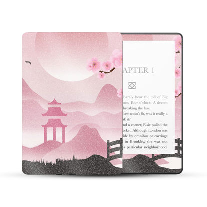 Picture of MightySkins Glossy Glitter Skin Compatible with Amazon Kindle Paperwhite 5 6.8-inch 11th Gen (2021) Full Wrap - Cherry Blossom Dream | High-Gloss Glitter Finish | Easy to Apply | Made in The USA