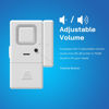 Picture of Door Window Alarms -10 Pack - Adjustable Volume, Chime/Alarm, Wireless, Door Window Alarm Sensor for Home Security, Kids Safety, Door Open Alert Security Alarm for Home, Apartment and more, by Rosmila