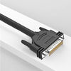 Picture of JUXINICE DB25 Male to Male Cable 16FT, 26awg Tinned Copper Wires,Double-Shielded with Foil &Metal Braid, D-SUB 25 PIN RS232 Serial Cable in Black, OD:8.0mm