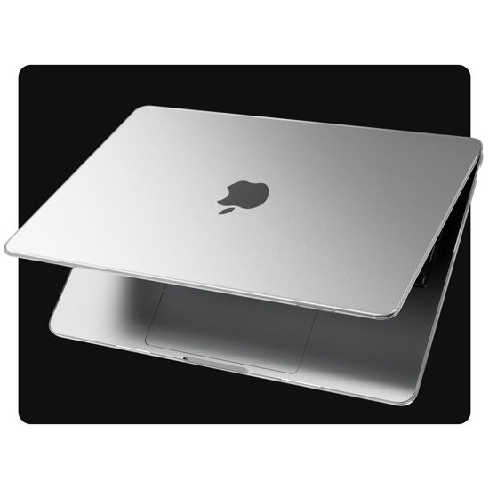 Picture of EooCoo [Ultra Thin Armor] Compatible with MacBook Air 13 inch 2025 2024-2022 M3 M2 A3113 A2681, [Same as Bare Laptop] [Anti-Fingerprint] Air 13.6" Matte Protective Case&Keyboard Skin, Frost Clear
