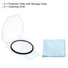Picture of PATIKIL 77mm UV Filter, 2 PCS UV Protection Filter SLIM UV Protection Camera Lens Filter Aluminum Optical Camera Accessory Crystal Clear Pics for 77mm Camera Lens Filter Photography