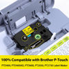 Picture of 18mm Black on Yellow Label Tape Replacement for Brother TZe-641 TZe641 TZe 18mm 0.7 Laminated Yellow Tape Compatible with Brother P Touch Yellow Label for PTD400 PTD410 PTD600 PT1750, 3-Pack