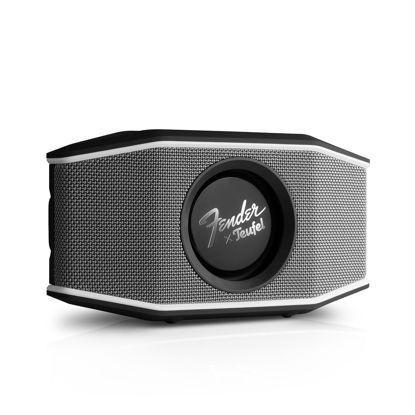 Picture of Fender x Teufel ROCKSTER GO 2 Portable Bluetooth Speaker - Powerful Sound, Rugged, Waterproof, 28 Hour Battery, Carrying Strap for Outdoors and Travel
