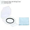 Picture of PATIKIL 58mm UV Filter, 2 PCS UV Protection Filter SLIM UV Protection Camera Lens Filter Aluminum Optical Camera Accessory Crystal Clear Pics for 58mm Camera Lens Filter Photography