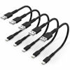 Picture of 1ft iPhone Charge Cable Short, 5Pack USB to Lightning Cord for Fast Charging Stations 1 Foot Compatible with Apple iPhone 12 11 Pro Max Xs 8 7 6 5 Plus, iPad Air/Mini