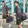 Picture of SHENHU Laptop Bag Briefcase 17.3 Inch Laptop Case Messenger Bag for Men Waxed Canvas Office Carrying Shoulder Bag for Work Business Travel Black Gray