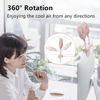 Picture of Monitor Fan, THRRLY Desktop Fan with 2 Fan Heads, 3 Speeds 360° Rotatable Office Desk Fan USB Powered Cooling Fan with Sturdy Adjustable Clamp,Strong Wind Quiet Small USB Table Fan for Desktop Laptop.