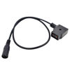 Picture of LSYRIA D-Tap Female to DC 5.5MM x 2.1MM Female Power Plug Extension Adapter Cable for V Mount Gold Mount Battery, 20 inch, Suitable for 2.1 5.5mm or 2.5 5.5mm