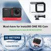 Picture of Waterproof Housing Case for Insta360 ONE RS 4K Edition, Underwater Diving Protective Shell 60M/196FT with Bracket Accessories