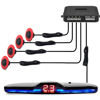 Picture of Car Parktronic Parking Built-in Plane Sensors Rear Reversing Backup System with 4 Sensors LED Light Distance Display Warning Buzzer Distance Detection…