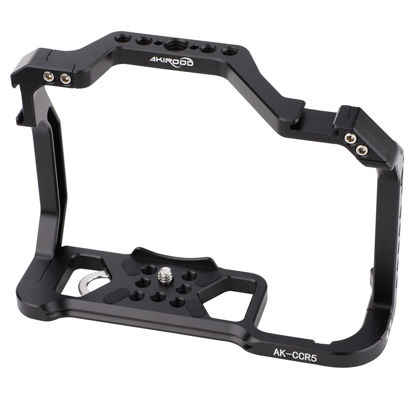 Picture of R5 R6 Cage,Camera Full Cage for Canon EOS R6 R5 Camera Rig Stabilizer with Dual Cold Shoe