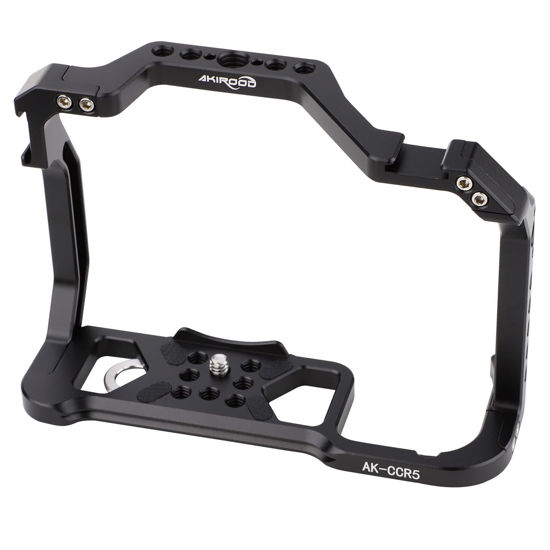 Picture of R5 R6 Cage,Camera Full Cage for Canon EOS R6 R5 Camera Rig Stabilizer with Dual Cold Shoe