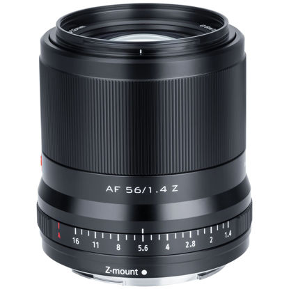 Picture of VILTROX 56mm F1.4 Z Mount APS-C Lens Auto Focus Large Aperture Lens with STM Motor Support Eye-AF Z Lens Compatible for Nikon Z-Mount Mirrorless Camera Zfc Model Z5 Z6 Z7 Z50 Z6Ⅱ Z7Ⅱ