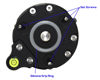 Picture of Desmond DLB-75 75mm Leveling Base for Tripod w Easy Grip Butterfly Lock Collar 50lb Max Load +/-15° Tilt