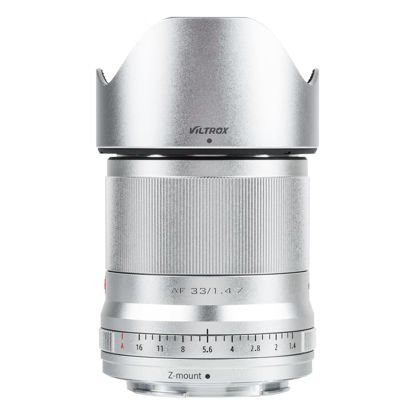 Picture of VILTROX AF 33mm f/1.4 F1.4 Z APS-C Lens for Nikon Z Mount, Auto Focus Large Aperture Prime Lens with STM Motor Compatible with Nikon Mirrorless Camera ZFC Model Z5 Z50 Z6 Z6II Z7 Z7II