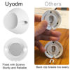 Picture of UYODM Magnetic Wall Mounts Design for Arlo Pro 5S 2K, Pro 4, Pro 3, Ultra 2, and Ultra Cameras, Upgrade Accessories for Arlo Easy to Install and Remove, 360° Adjustable to Get The Perfect Angle