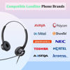 Picture of Xintronics RJ9 Telephone Headset with Microphone Noise Cancelling, Office Phone Headset Compatible with Avaya 1416 1408 9508 5410 5420 1120 9408 9640 4424 4610 6424D+ Landline Deskphones