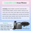 Picture of Xintronics RJ9 Telephone Headset with Microphone Noise Cancelling, Office Phone Headset Compatible with Avaya 1416 1408 9508 5410 5420 1120 9408 9640 4424 4610 6424D+ Landline Deskphones