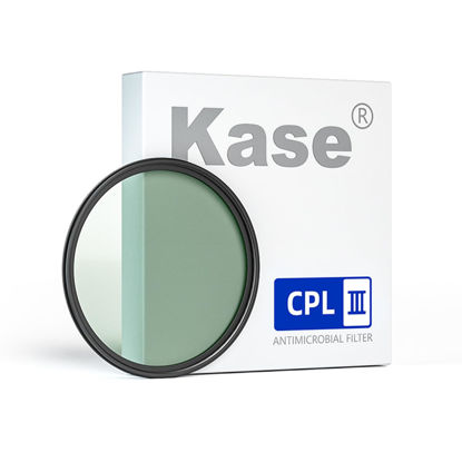 Picture of Kase 67mm CPL III Circular Polarizer Filter with Ultra-Low Reflectivity 0.1%, HD 28 Multi-Coated Optical Glass Ultra-Slim Polarizing Camera Lens Filter