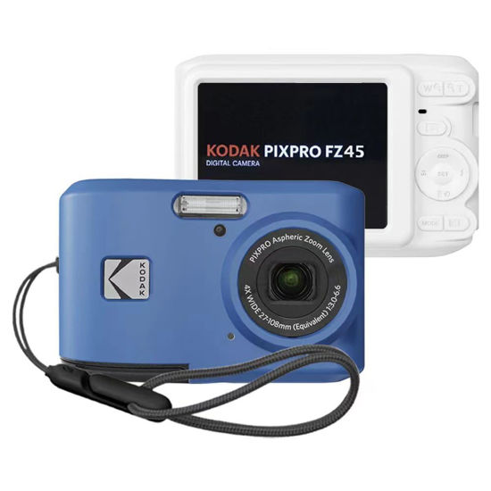 Picture of Tedubax Case for Kodak PIXPRO FZ45 Case, Soft Silicone Case for Kodak PIXPRO FZ45 - Anti-Scratch Slim Fit Lightweight Protective Case - Blue
