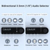 Picture of Cubilux Bidirectional 3.5mm Audio Switcher (1-in to 4-Out / 4-in to 1-Out), Stereo 1/8” Aux Selector Box for Speaker Headphones/Earphones, Audio Switch for Laptop Computer Smartphone Tablet