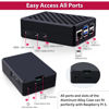 Picture of GeeekPi Aluminum Case for Raspberry Pi 5, Armor Case with Cooling Column and Thermal Pads for Raspberry Pi 5 4GB/8GB