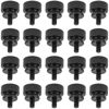 Picture of HELIFOUNER 20 Pieces 6-32 Thread, Black Color Anodized Aluminum Computer Case Thumbscrews, Thumb Screws for Computer Case/Cover/Power Supply/Hard Drives