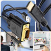 Picture of YOTETION HDMI to VGA 30FT Cable with Audio, Directional HDMI (Source) to VGA (Display) Cable (Male to Male) Compatible for Computer, Desktop, Laptop, PC, Monitor, Projector, HDTV, Roku, Xbox