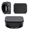 Picture of XF 27mm Hood, JJC Metal Square Lens Hood, Aluminum Alloy, Front Cap, Fuji XF 27mm f2.8 R WR Hood, XF27 Hood, Replacs LH-XF27, Compatible with Fujifilm XF 27mm f/2.8 R WR & XF 27mm f/2.8 Lense