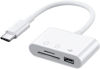 Picture of USB C SD Card Reader, USB C to Micro SD TF Memory Card Reader, 3-in-1 USB Camera Card Reader Adapter