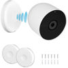 Picture of UYODM 2 Pack Magnetic Wall Mounts Compatible with Google Nest Cam Outdoor or Indoor, Battery - 2nd Generation, Magnetic Replacement Base Plate for Google Nest Camera(Nest Cam Not Included)