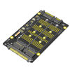 Picture of Mustpoint New Version 2 in 1 Combo M.2(NGFF) NVME PCI-E SSD to U.2 SFF-8639 ＆M.2(NGFF) SATA SSD to SATA Adapter