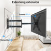 Picture of MOUNTUP Corner TV Wall Mount for Most 32-65 Inch TVs, Long Arm TV Mount Full Motion with 31.3” Extra Extension Mount, Swivel & Tilt Articulating Bracket, MAX VESA 400x400mm, Holds up to 99 lbs MU0075