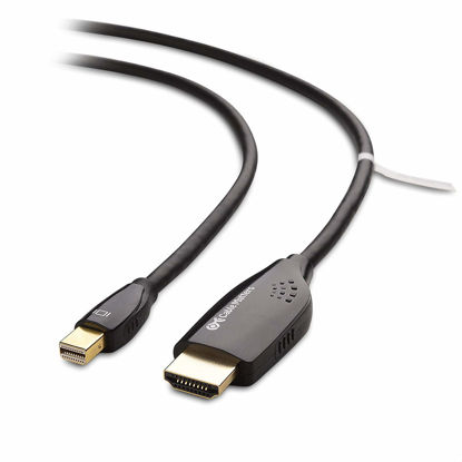 Picture of Cable Matters Mini DisplayPort to HDTV Cable in Black 3 Feet - Thunderbolt and Thunderbolt 2 Port Compatible