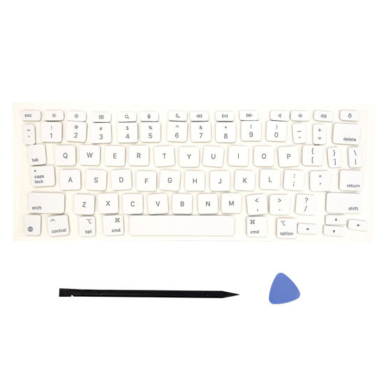 Picture of Replacement US Keyboard Full Set of Keycap Keys and Tool Applicable for ipad Pro/Air 11/13“ Magic keyboard (MKB-1)
