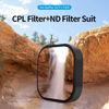 Picture of REYGEAK 4-Pack Filter Set CPL ND8 ND16 ND32 Compatible for GoPro Hero 12/11/10/9, Neutral Density and Polarizing Lens Filter Kit Lens Protector for GoPro Accessories Aluminum Alloy Frame