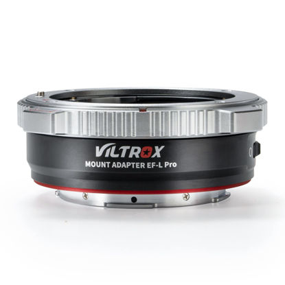 Picture of VILTROX EF-L Pro Lens Mount Adapter with Security Lock EF-L Pro Auto Focus Lens Converter Compatible with Canon EF/EF-S Lens to L Mount Camera Leica SL2/Lumix S1 S1H S5/Sigma fp L