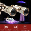Picture of Yourelexit® Opera Glasses Binoculars Lorgnette Theater Optical Glasses Mini Compact Lightweight Built-in Foldable Adjustable Handle with Chain Vintage for Adults Kids Women in Musical Concert Cinema