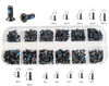 Picture of 360pcs Blue Nylok Screws Kit 12 Sizes,Laptop Notebook Computer Replacement Assortment, M2 M2.5 M3 for Lenovo Toshiba Gateway Samsung HP IBM Dell Sony Acer Asus SSD Hard Disk SATA M.2 SSD,by Persberg