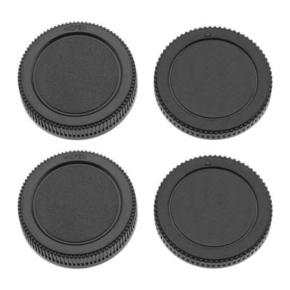 Picture of The Lord of the Tools 2 Sets Front Body Cap & Rear Lens Cap Cover Kit Compatible with Panasonic Lumix G9 G7 G6 G5 G3 G2 G1 G10 Compatible with Olympus E-M10 Mark IV/III/II