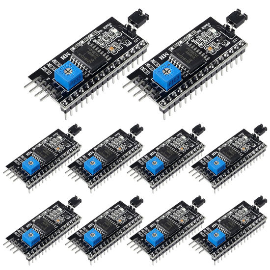 Picture of Coliao 10pcs 5V 2004 1602 LCD Display IIC I2C Adapter IIC I2C Serial Interface Adapter Converter Module