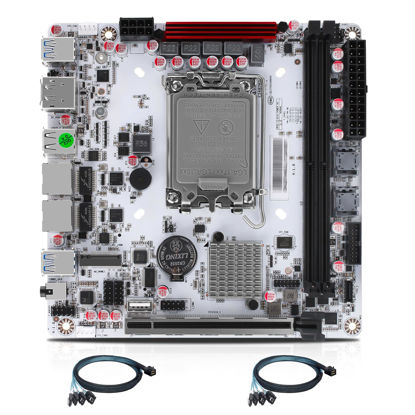 Picture of Q670 8-Bay NAS Mini-ITX Motherboard LGA1700(Support 12th/13th/14th Gen. Desktop Processor), 8* SATA3.0, i226-LM 2.5G vPro, 2* DDR5 MAX 64GB, 3* M.2 NVMe, 3* USB3.2, 1*Type-C 20Gbps, Dual 4K Display