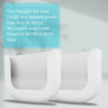 Picture of 2 Pack Wall Mount Fit for Blink Mini Camera, Window Mount with Strong Adhesive Tape Holder Stand Fits for Blink Mini Indoor Camera, Easy to Install, No Screws Bracket Stand,White Tape
