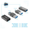 Picture of HIEbee USB 3.0 A to A Male Adapter, USB Female to Female Adapter, USB Type-C to USB A Male Adapter, USB 3.0 Female to USB C Female Adapter Connector Compatible with Hard Drive, Laptop etc