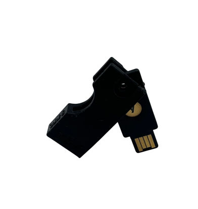 Picture of Designz3D Yubikey Protector Flip Case Keychain Holder (5 NFC / 5C NFC) (Black, 5 NFC)