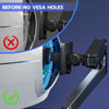 Picture of ARES WING Monitor VESA Adapter Plate, Quick Attach VESA Mount Adapter for Samsung Neo G9, G65B, G70A, G75T, G85NB, CRG9, CHG9, CHG90, and Odyssey G9(Not Compatible with OLED Models), VESA 100x100